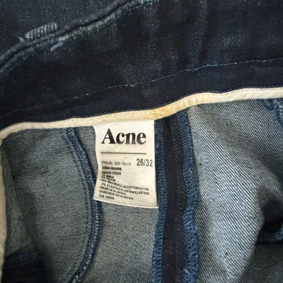 Dark blue ACNE jeans 26/32 - Picture 5 of 7